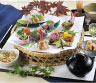 日本料理川蝉コースのお料理